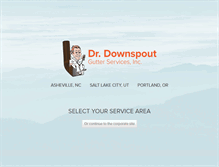 Tablet Screenshot of drdownspout.com